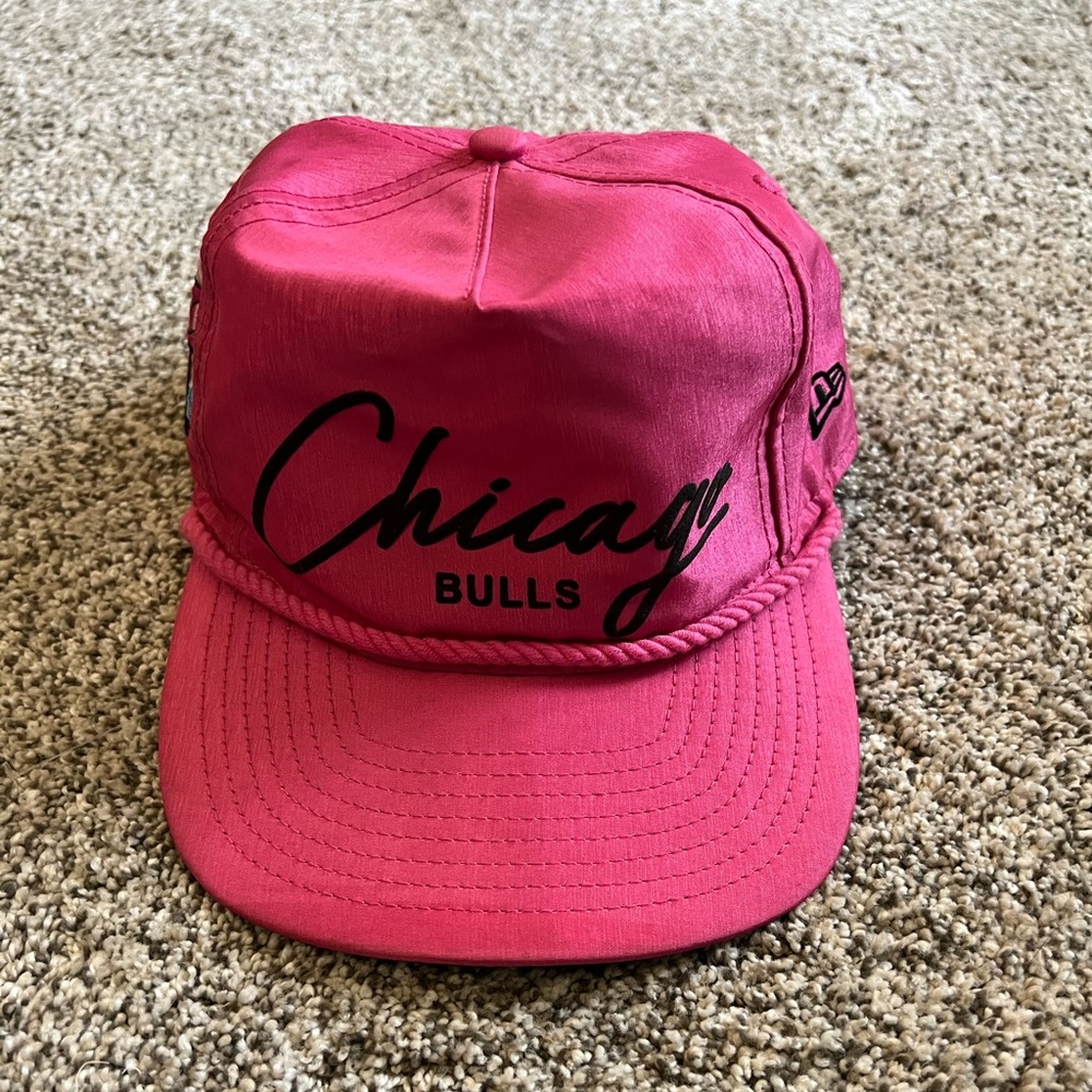 New Era Chicago Bulls Hot Pink Hat